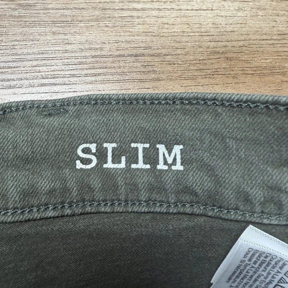 Madewell‎ Jeans Men 40x32 *LOT OF 2* Green Black Athletic Slim Fit Stretch Denim